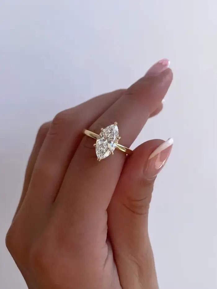 Larmor – bague classique en argent Sterling 925 pour femmes, 1-3 carats, en Zircon, pour fiançailles, mariage, bijoux fins de luxe de haute qualité