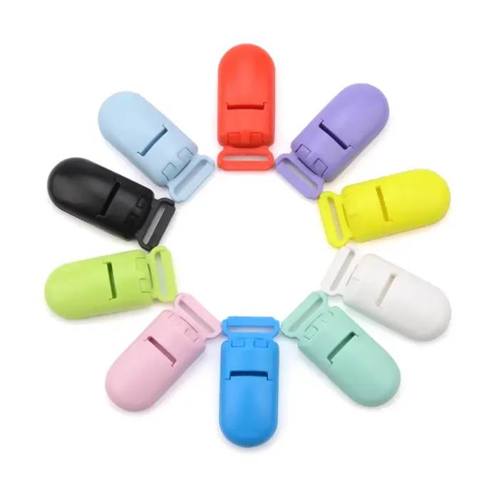 LOFAC 50 pcs/Lot mode plastique 15mm bijoux création clip pendentif collier accessoires clips pour collier bijoux accessoires