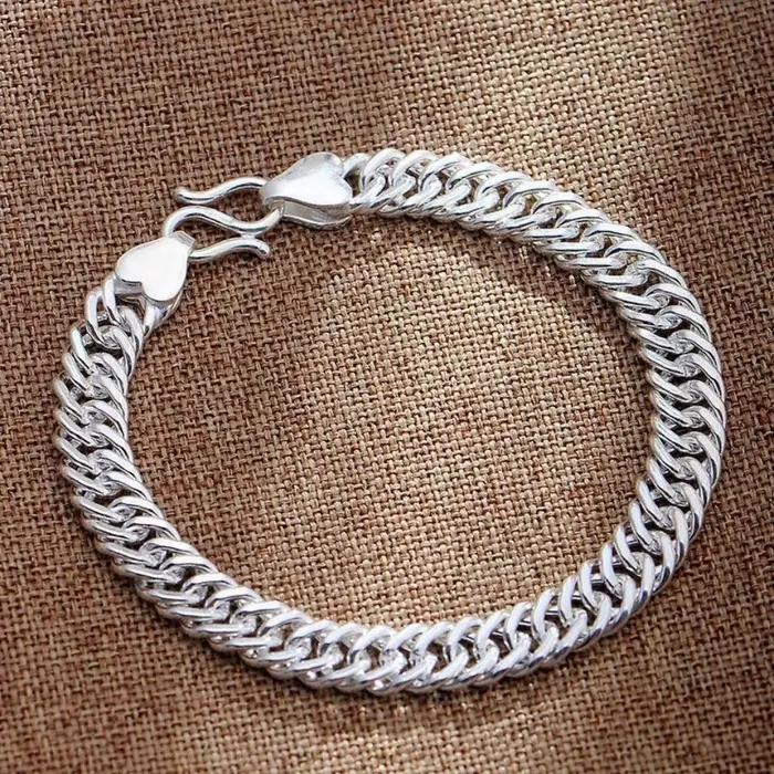 Bracelet chaîne en platine véritable PT950 pour homme, design masculin de luxe léger, bijou haut de gamme, cadeau pour petit ami