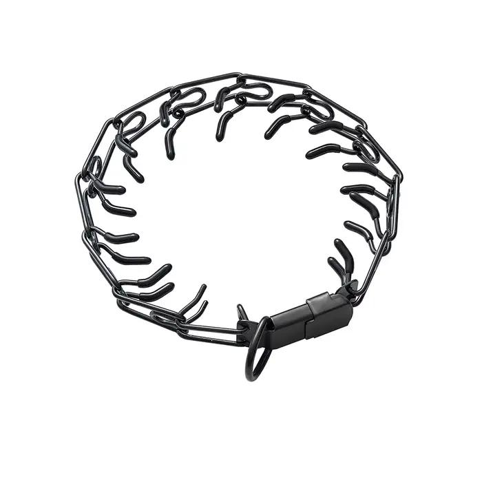 Collier de dressage pour chien efficace avec fonction anti-traction confortable, réglable multi-tailles, en acier inoxydable, collier de compression à picots pour animaux de compagnie