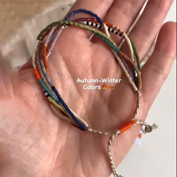 KKBEAD Bracelet empilable multicouche bohème Boho bijoux pour femmes Miyuki perles de rocaille Pulseras Mujer
