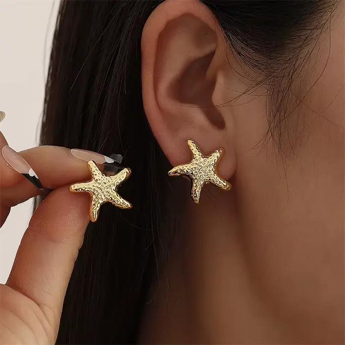 Boucles d'oreilles Vintage en métal pour femmes, accessoires tendance, bijoux personnalisés, usage quotidien, bijoux créatifs, cadeau