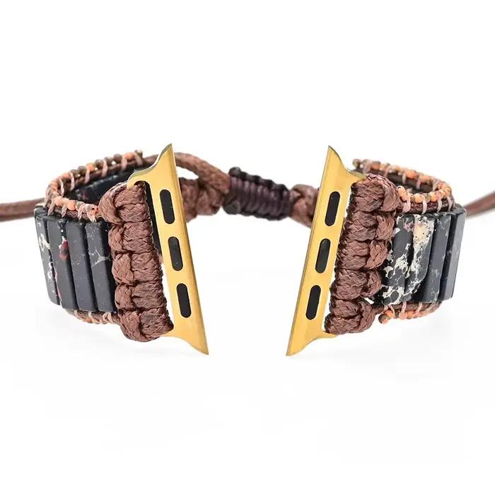 Bracelet bohème pour Apple Watch Ultra 3 2 1 49mm 45mm 41mm 42mm 40mm 46mm 44mm, bijoux pour femmes, pour iWatch 11 10 9 8 7 SE 3