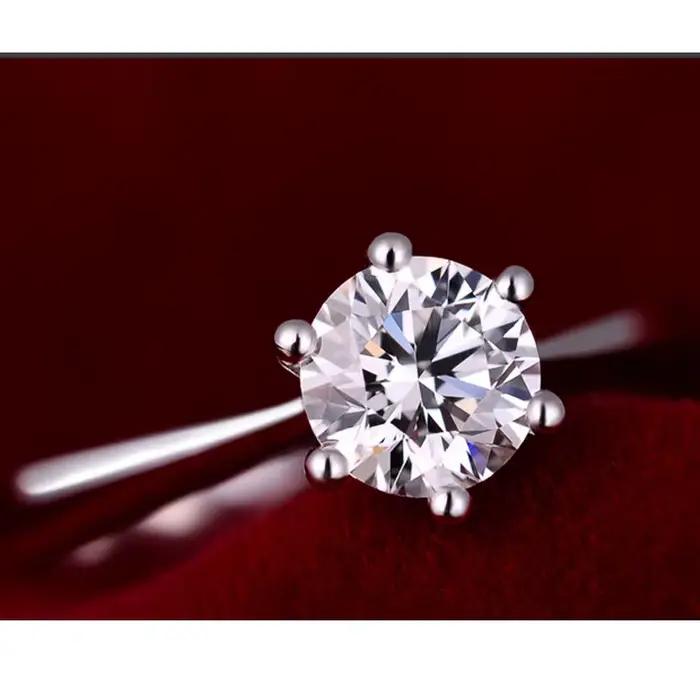 Bague de mariage romantique en argent Sterling 925 pour femmes, bijoux avec zircone cubique brillante, accessoires