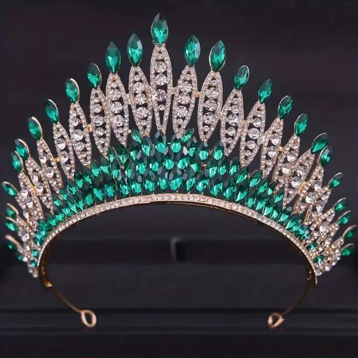 Diadèmes et couronnes en cristal baroque, diadème de bal en strass pour femmes, accessoires de cheveux de mariée, couronne de bijoux
