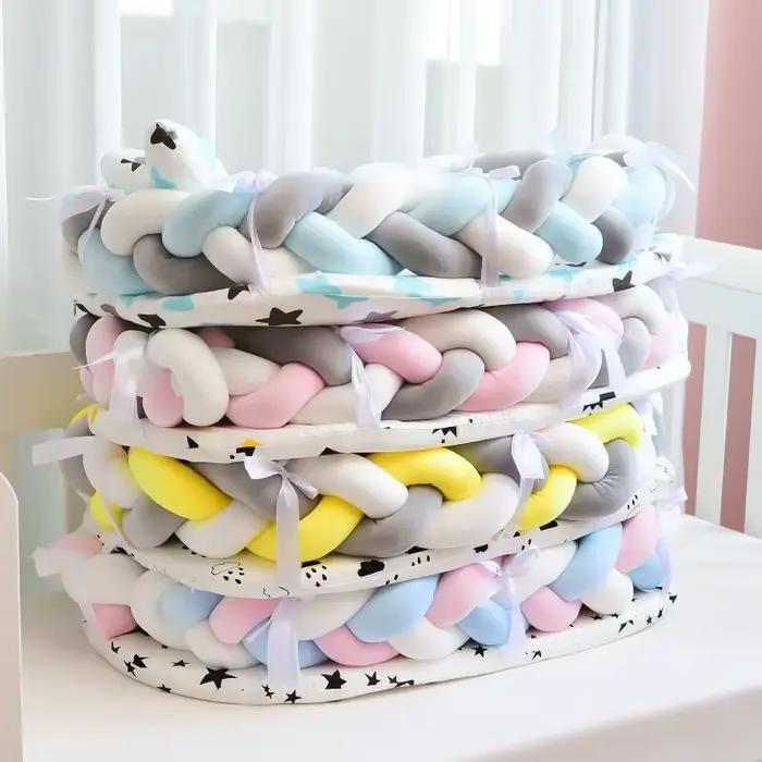 Nid de lit pour bébé, couffin pour nouveau-né, avec clôture, pare-chocs, berceau pour bébé, pour dormir en toute sécurité, ensembles de literie, cadeaux
