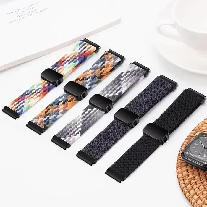 Bracelet magnétique tressé Solo Loop, 22mm 20mm, pour COROS PACE 4 3, bracelet de montre de Sport pour COROS APEX 2 Pro/PACE2/APEX 46mm 42mm