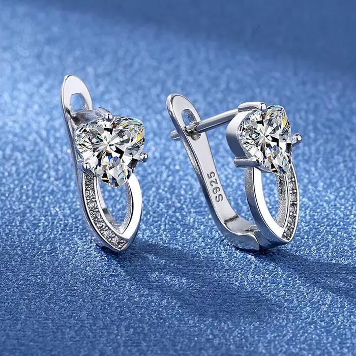 Boucles d'oreilles en argent Sterling 925 et zircone, petit cerceau pour filles et femmes, beaux Aros Huggies, bijoux