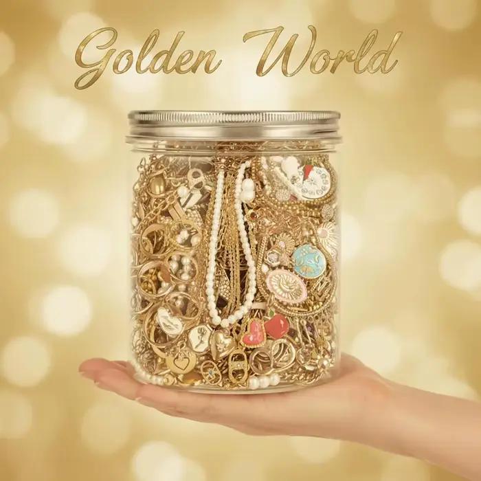 Coffret Cadeau Pot à Bijoux Vintage – Pot à Bijoux Mystère pour Femme – Ensemble de Bijoux Mixtes Surprise avec Colliers, Boucles d'Oreilles et Bagues pour Elle