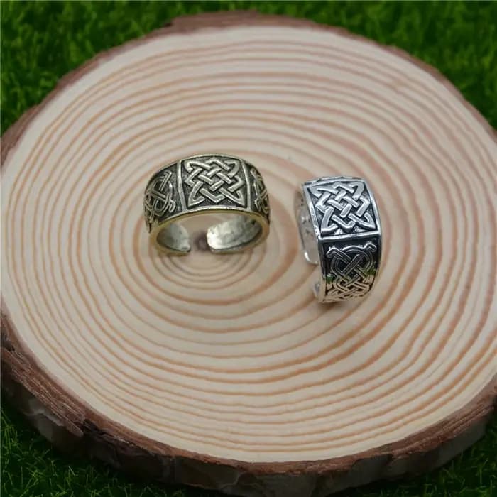 Bague Slavic Star of Russia Symdangers pour hommes et femmes, oral alière réglable, Vintage, SvarAustin