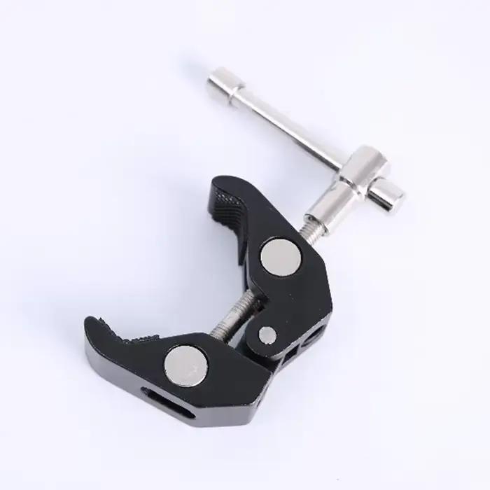 Pince à barre métallique, Serre-joints Super C, Pince crabe métallique, Pince Super T-track pour Rig DSLR, Moniteur LCD, Éclairage de studio