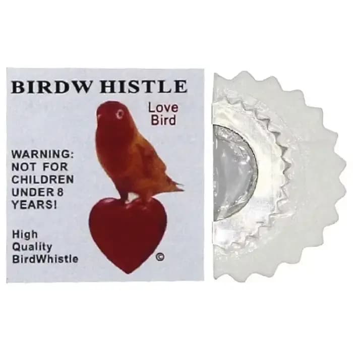 Sifflet à langue magique pour oiseau, jouet amusant, bruiteur, ち, original