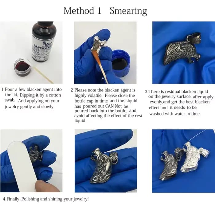 Solution d'oxydant en argent Sterling
