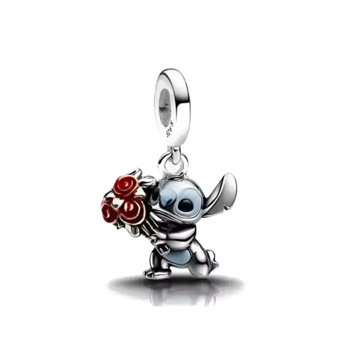 Pendentif en argent 925 à la mode, motif citrouille de personnage de dessin animé, idéal pour bracelet original, accessoires de bricolage, bijoux exquis ﻿