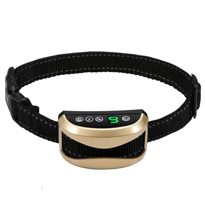 Collier anti-aboiement pour chien, contrôle anti-aboiement, Rechargeable, pour chiens, colliers d'entraînement