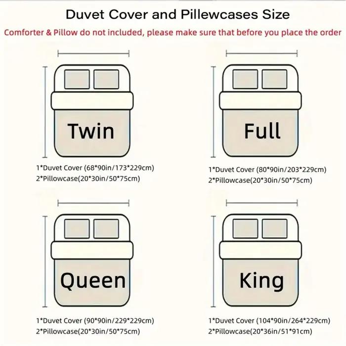 3 pièces ensemble de housse de couette sans noyau 1 housse de couette + 2 taies d'oreiller doux et lavable en Machine ensemble de literie Design crâne pour chambre à coucher,