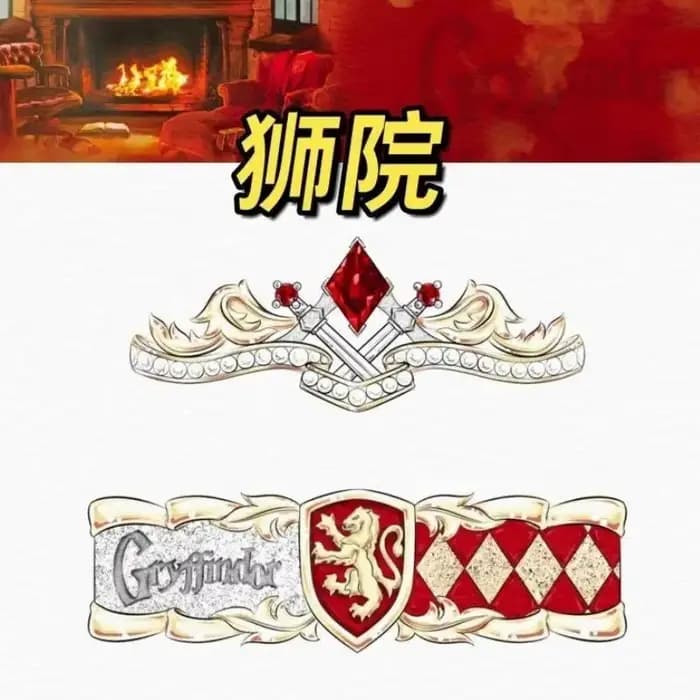 Eagle House Ravenclaw Vs Ring Anime périphérique Original fait à la main Cos Ring