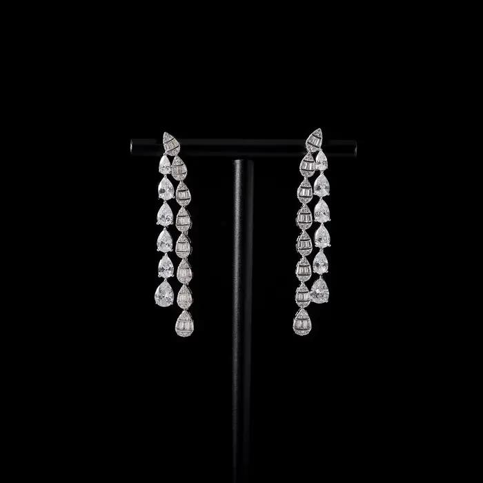 IN JEWELIFE – ensemble de colliers et manchettes de mariée pour femmes, ensemble de bijoux ras du cou en zircone cubique, accessoire de fiançailles pour fête saoudienne de dubaï