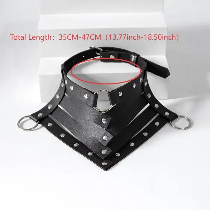 Noir Sexy à la mode Rock gothique collier colliers bijoux gothique en cuir ceinture Rivets Harajuku Punk collier ras du cou pour les femmes cadeau