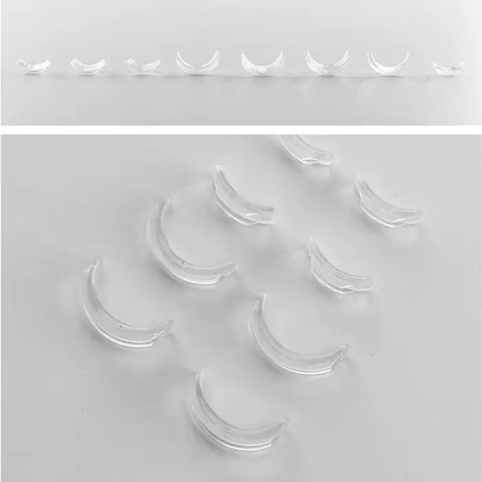 Ajusteur de taille de bague transparent Invisible, pour anneaux amples, réducteur de taille de bague, adapté à tous les anneaux, outils réglables, 8 pièces