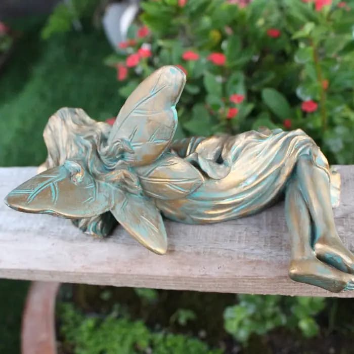 Figurine de fleur de fée La Belle au bois dormant, idéale pour la décoration extérieure de jardin, cour, pelouse, couloir, applicable pour le printemps.