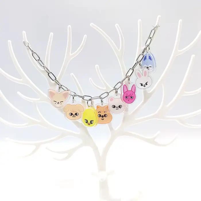 Bracelets porte-bonheur KPOP cloches d'animaux, accessoires coréens pour femmes, Couple, enfants, meilleur cadeau pour filles et amies