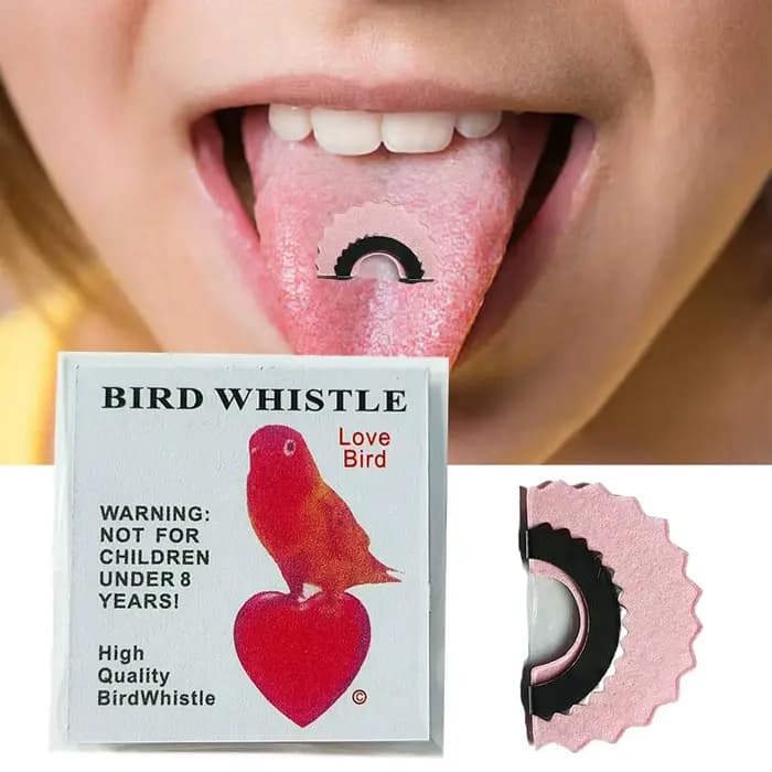 Sifflet magique pour oiseaux, appelant amusant, langue, tweetage magique, bruiteur, jouets, astuces, Gag, sons d'animaux pour enfants, aléatoire