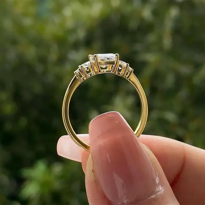 1 pièce - Bague au design géométrique unique, adaptée aux femmes, bague élégante, cadeau idéal pour votre proche en occasion spéciale