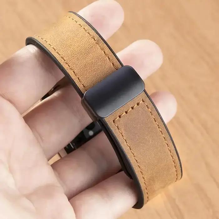 Cuir + Bracelet en Silicone pour Omega X Swatch Joint MoonSwatch Bracelet magnétique Bracelet Vintage pour MoonSwatch Bracelet de montre Correa