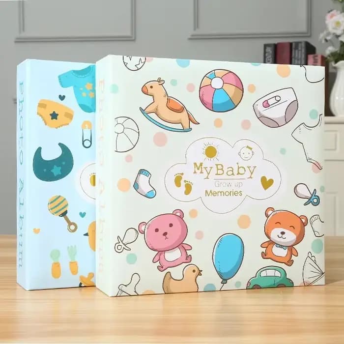 Album Photo de Bébé, Enregistrement de Croissance, 6 Pouces, Collection, 200 Pièces, Grande Capacité, Sac en Papier, Souvenir