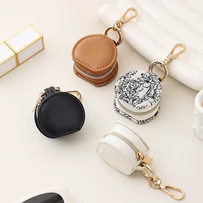 Boîte de rangement de bijoux, Mini boîte de rangement de bijoux Portable, bonne qualité, organisateur d'anneaux de boucles d'oreilles, sac étanche en cuir PU pour voyage
