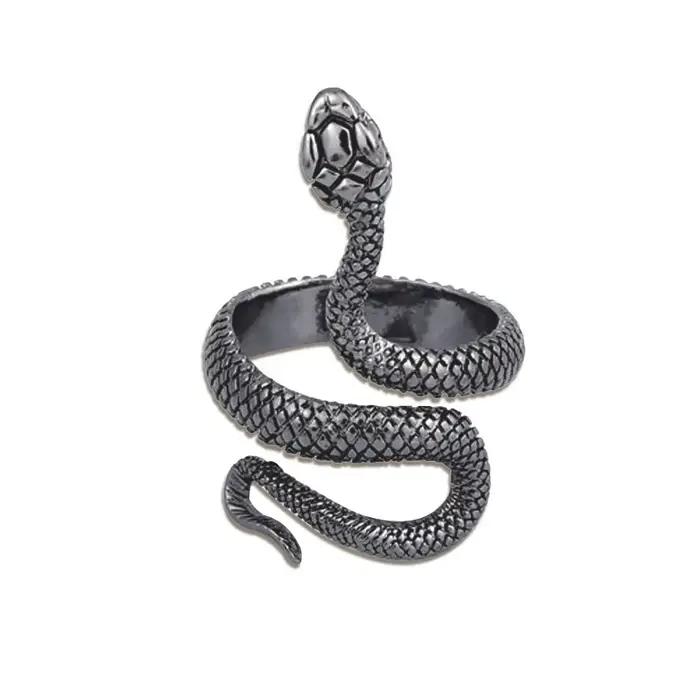 Bague Rétro en Acier Inoxydable pour Homme et Femme, Bijoux Réglables, Style Hip Hop, Vintage, Punk, Accessoires, Cadeau