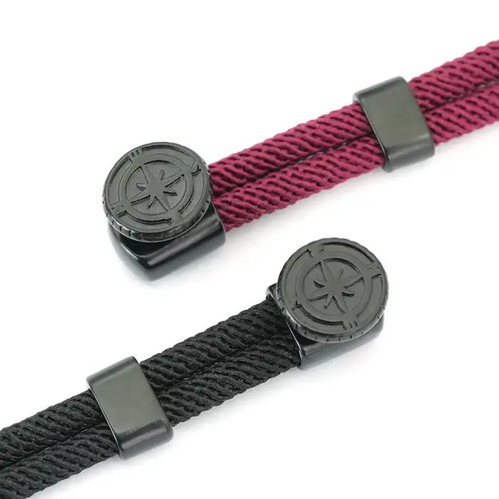 Boussole corde Bracelet pour hommes boucle facile Double couche aventure nautique en plein air Explorer Bracelet survie randonnée bijoux
