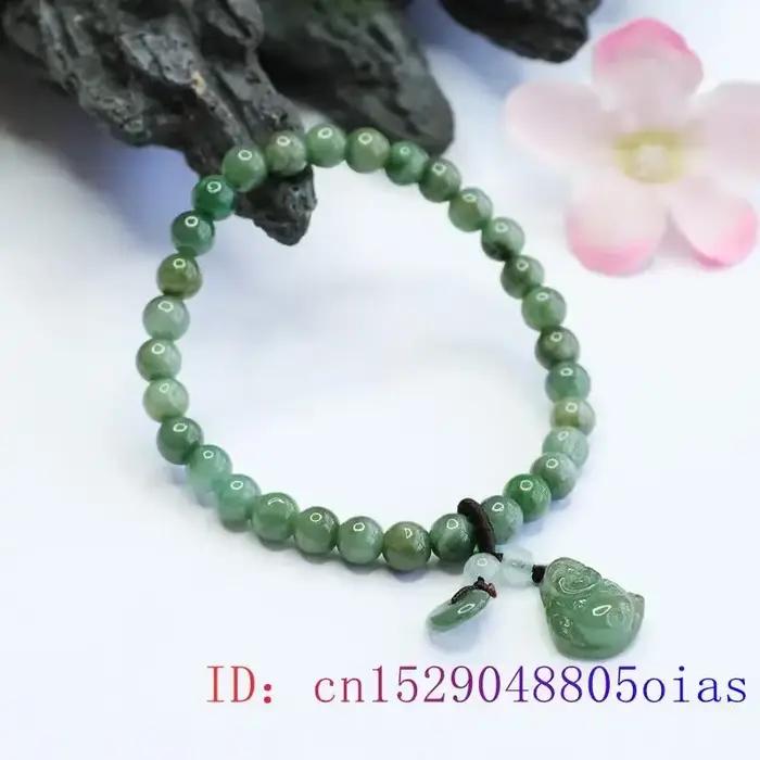 Bracelet en jade birman unisexe avec motifs géométriques pour homme et femme, cadeau anniversaire élégant et porte-bonheur