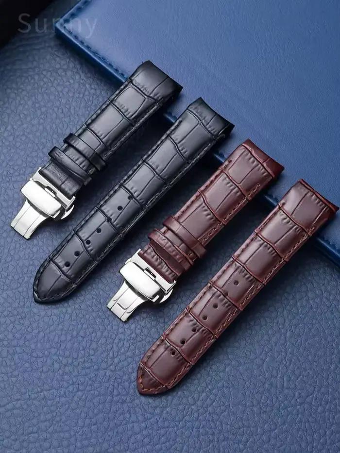 Bracelet de montre en cuir véritable pour Tissot 1853 Couturier hommes T035 bracelet de montre hommes T 035410   T T T 035428    T T T 035617   Bracelet de montre 22 mm