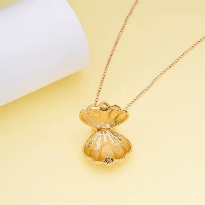 Mode mélodie sirène coquille pendentif Design nouveau luxueux exquis romantique collier bijoux pour femme fille rêve cadeau