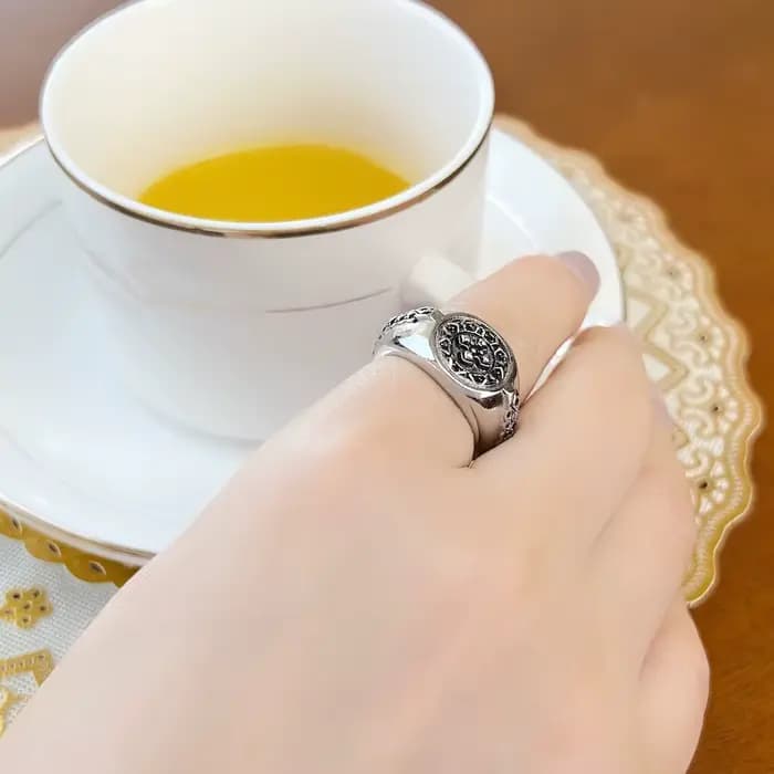 Bague chevalière croisée emblématique, bijoux de Style européen pour femmes et hommes, nouveau cadeau Vintage en argent Sterling 925
