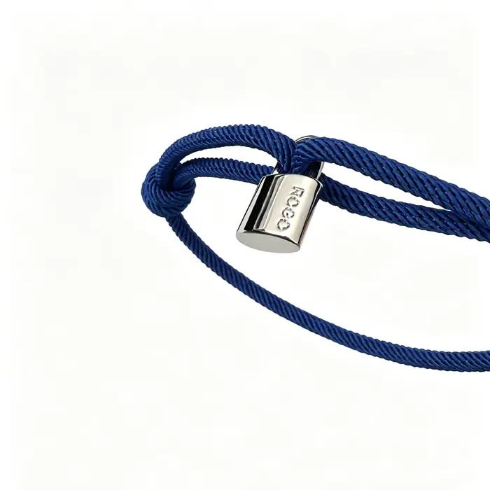 Bracelet en acier inoxydable classique MOONLIGHT pour femmes, de haute qualité, réglable, en corde tressée, 8 couleurs, bijoux tendance, cadeaux