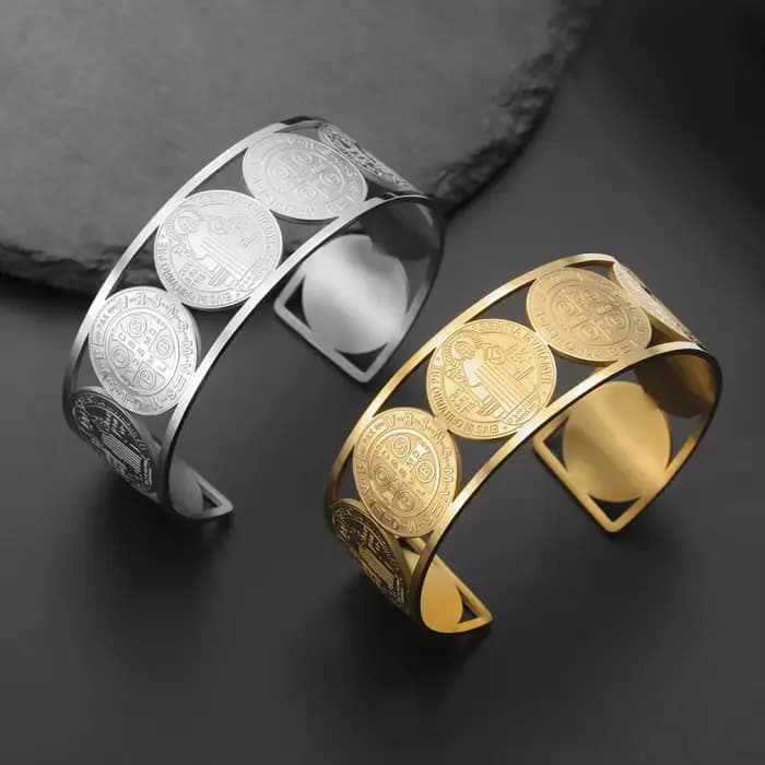 Dawapara – bracelet Saint benoît pour hommes et femmes