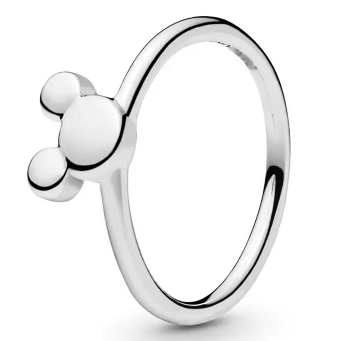 Bague minimaliste de luxe en argent sterling S925, classique et de haute qualité, Disney 2026