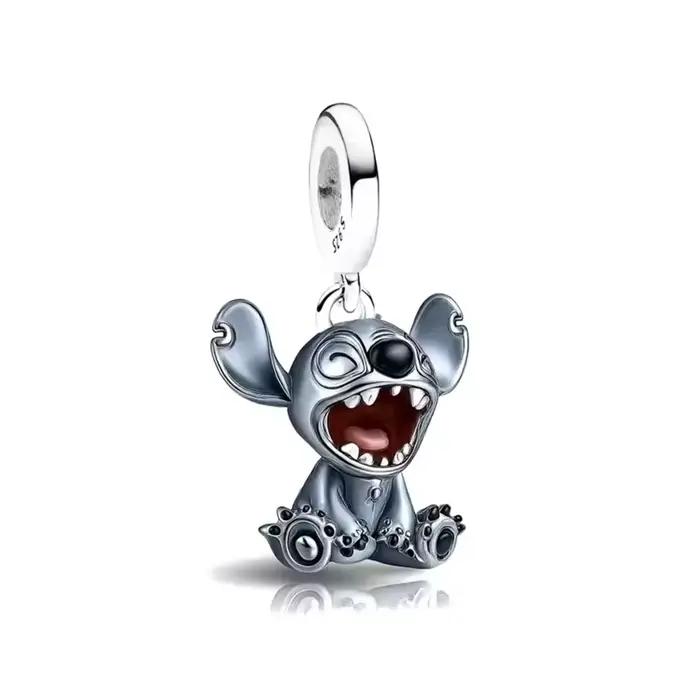 Pendentif en argent 925 à la mode, motif citrouille de personnage de dessin animé, idéal pour bracelet original, accessoires de bricolage, bijoux exquis ﻿