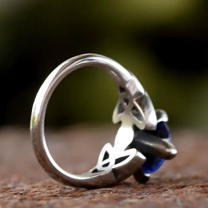 Bague Viking Valknut à nœud celtique en acier inoxydable 316L, pour adolescente, bague en pierre précieuse pour femmes, nouvelle collection 2024