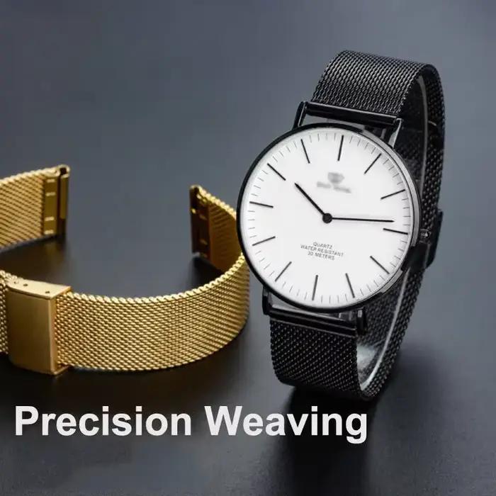Bracelet Milanese Loop 20mm 22mm pour Garmin Vivoactive 5/6 Huawei, Samsung, bracelet de montre à installation rapide, accessoire