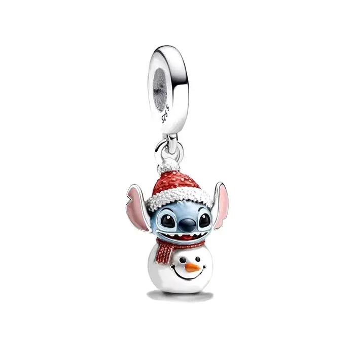 Pendentif en argent 925 à la mode, motif citrouille de personnage de dessin animé, idéal pour bracelet original, accessoires de bricolage, bijoux exquis ﻿