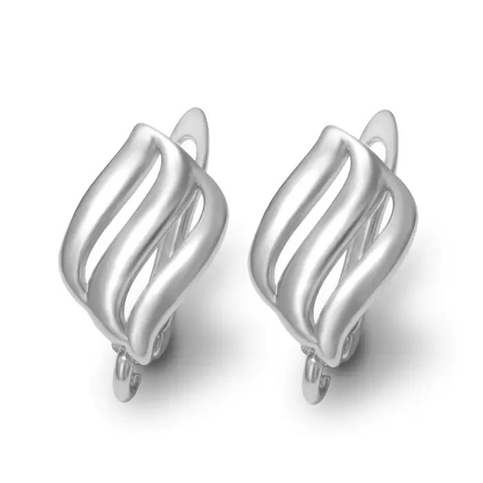 Crochets de boucle d'oreille plaqués or 18 carats pour femmes, accessoires de bijoux, boucles d'oreilles de mariage, bricolage exécutif, fait à la main, vente en gros, nouveau, 1 paire