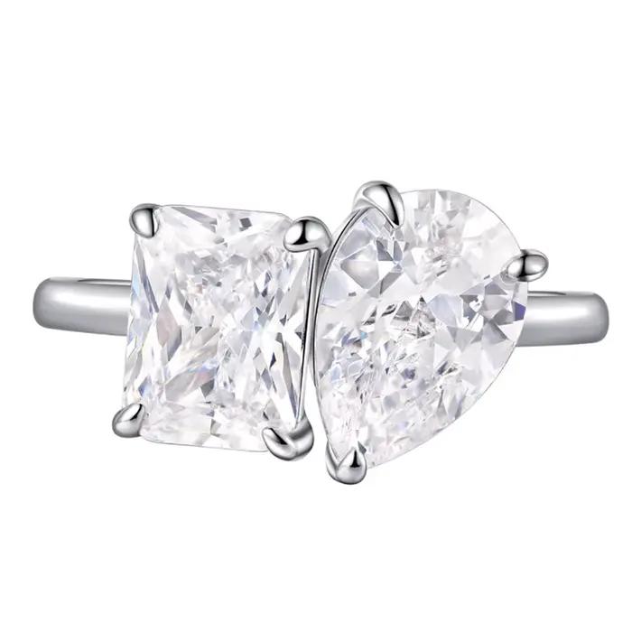 Vinregem – bague de fiançailles en argent Sterling 925 pour femmes, bijou fin en argent Sterling 925
