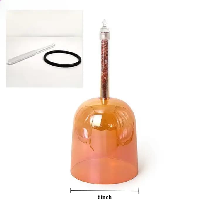 Bol chantant en cristal, bol sonore portatif pour Yoga, Relaxation, méditation, guérison sonore, déc