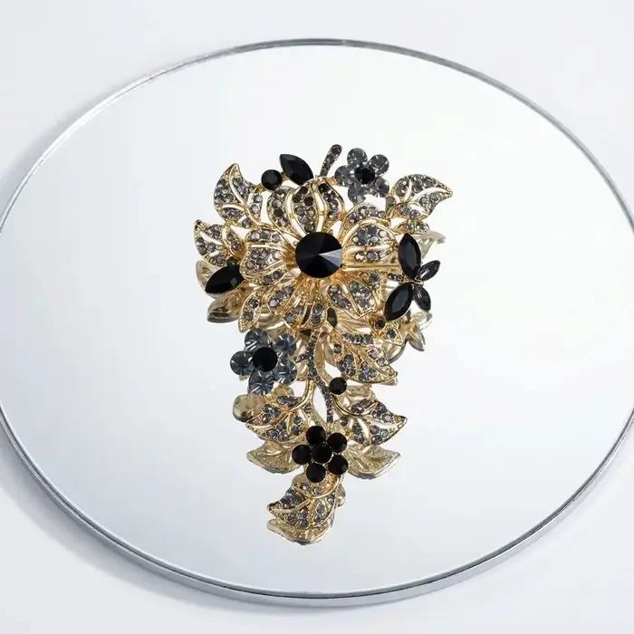 Broches de style baroque, design floral vintage de luxe pour hommes et femmes, bijoux et accessoires