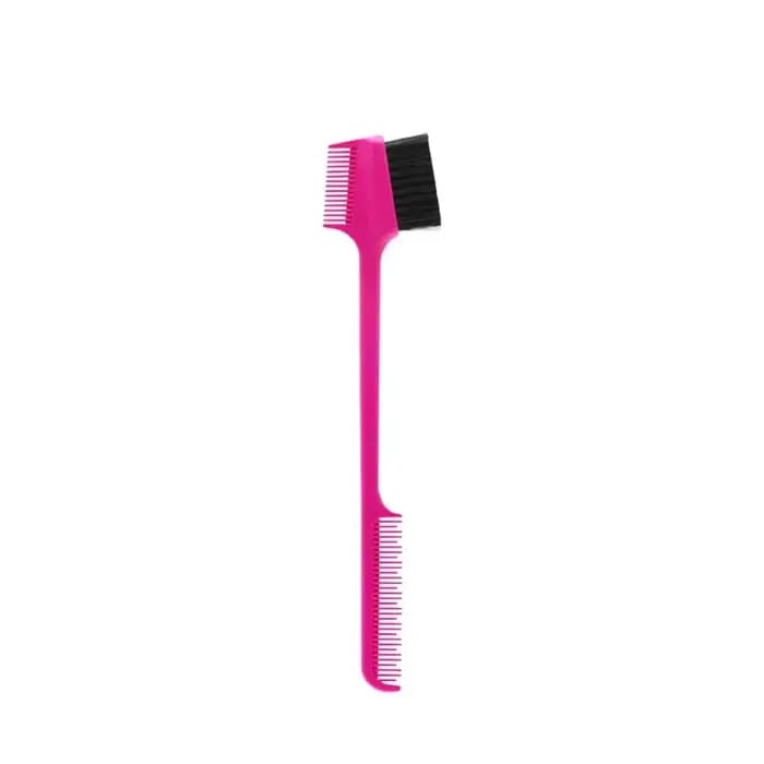 Brosse à bord trois en un, brosse de contrôle des bords Double face, brosse peigne pour Salon de coi