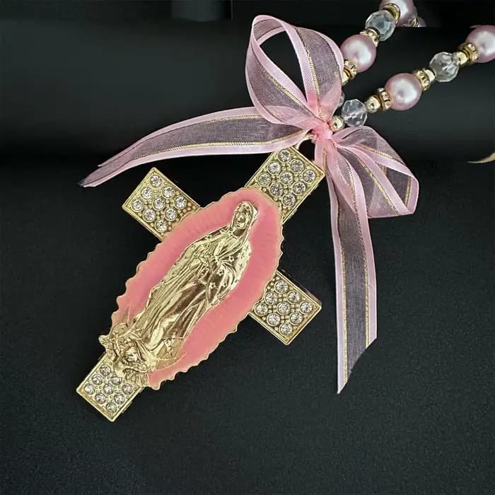Breloque de bénédiction de Protection vierge marie/Saint Jude, bijoux catholiques faits à la main, b